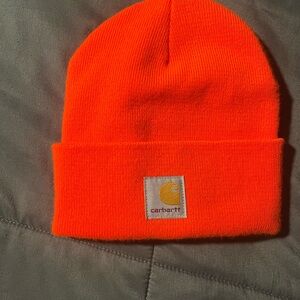 Carhartt Neon Orange Knit Hat